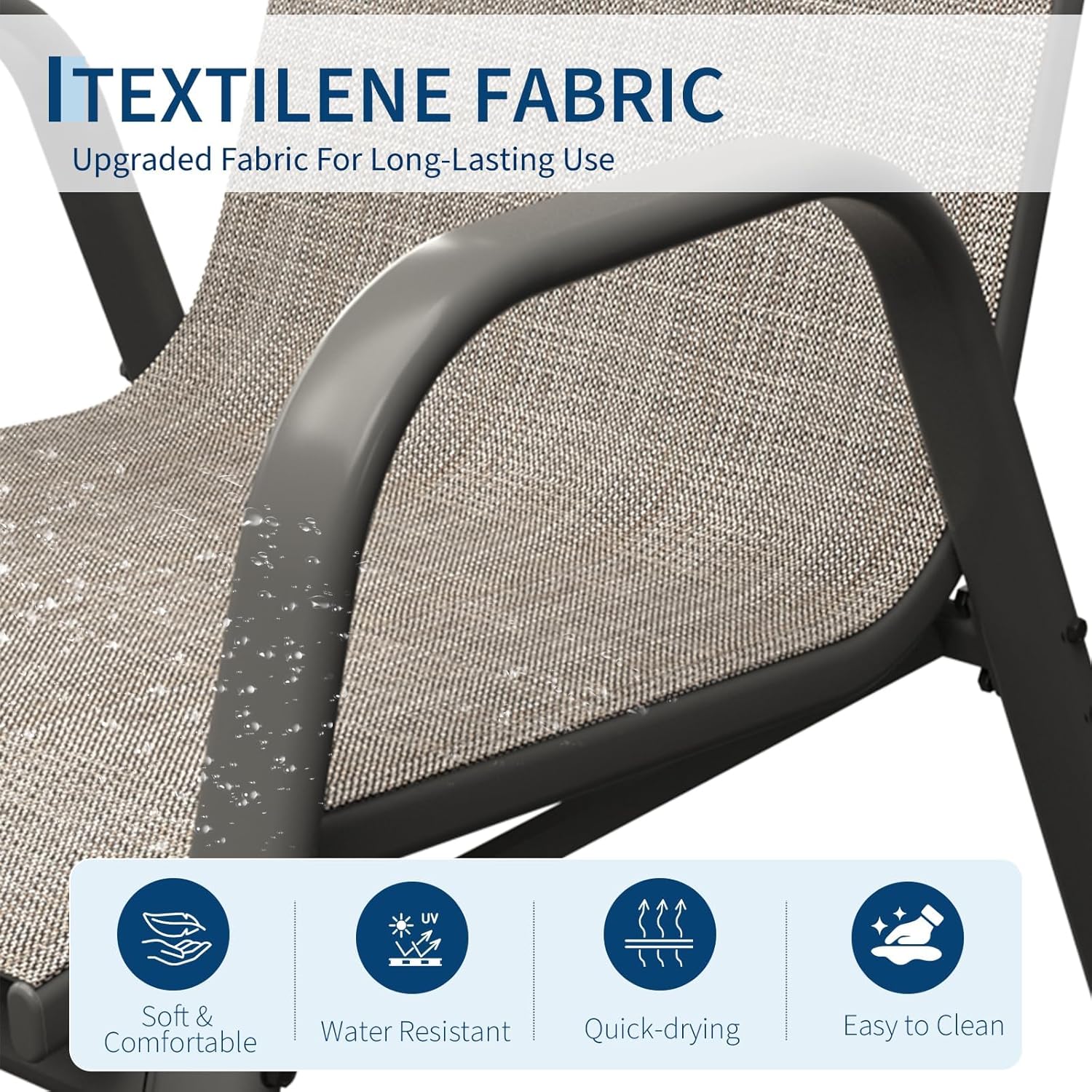 Veranda Yemek Sandalyeleri 4'l - Outdoor Furniture Metal Chairs incelemesi ve fiyatı